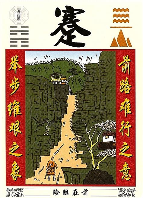 水山 卦|39. 蹇卦 (水山蹇) 